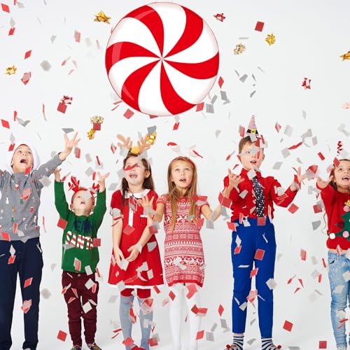 Harrycle EU-HARRYCLE-07811 Christmas Candy Piñata 16 Inch Christmas Mexican Piñata With Stick Blindfold And Confetti Pack Christmas Piñata Bundle For Xmas Birthday Holiday Piñata Game Favors Photo Prop Decoration thumb #6