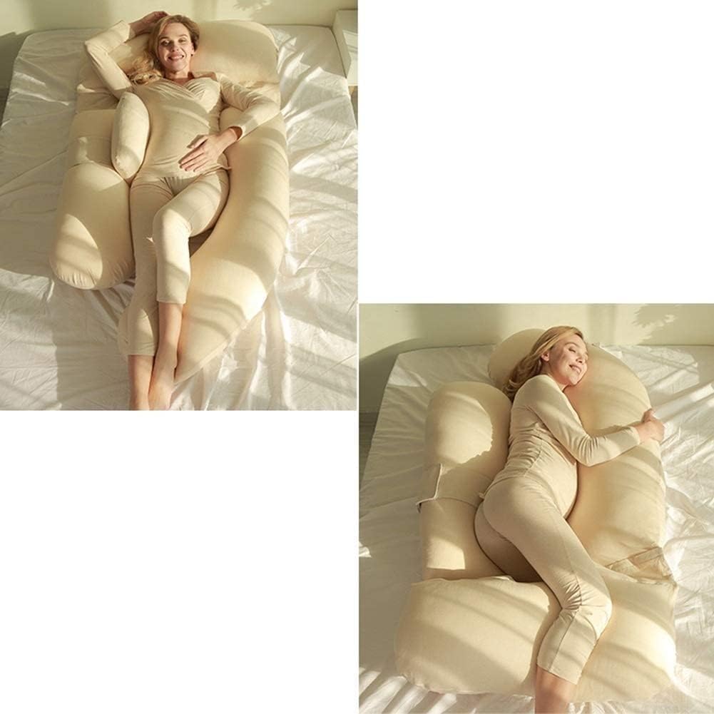 Pregnancy Pillow, U-Shape Full Body Pillow and Maternity Support - Support for Back, Hips, Legs, Belly for Pregnant Women, Yellow