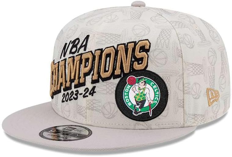 Men's NBA Championship Adjustable 9FIFTY Locker Room Snapback Cap - Flat Bill Structured Baseball Hat