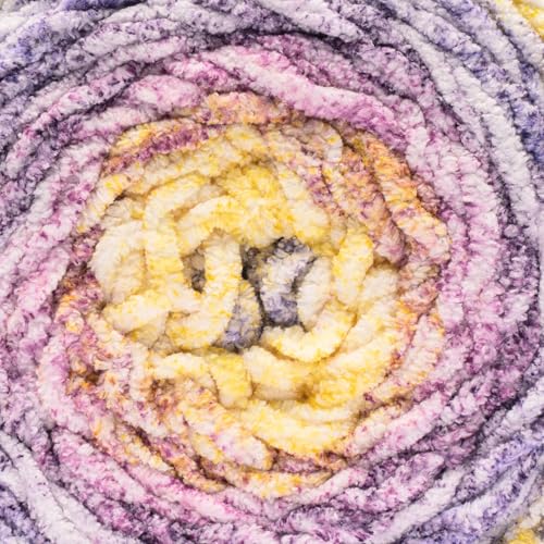 Image of Bernat Blanket Ethereal Stripes Nightshade Yarn - 2 Pack of 300g /10.5oz - 100% Polyester - #6 Super Bulky - 220 Yards - Knitting /Crochet