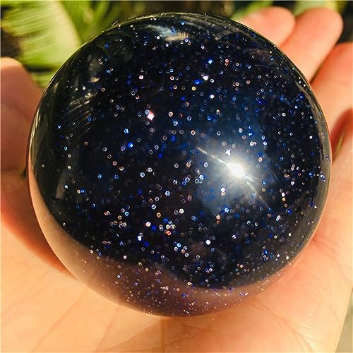Bola de cristal azul de 6cm objeto decorativo Feng Shui para casas 3