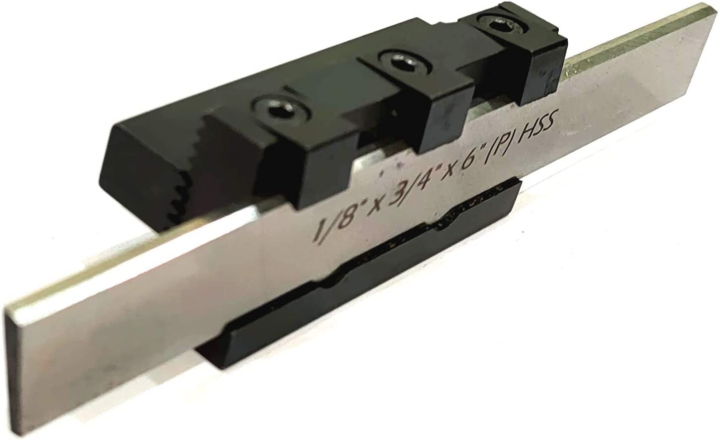 Porte-outils de coupe réglable en hauteur centrale pour machines de tour en métal | Lame 100 % HSS incluse | Perfromance efficace (tige 10 mm + lame de 1,9 cm de large)