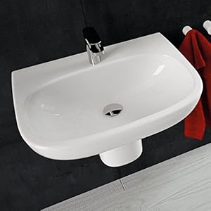 Art Ceram TEN Säulenwaschbecken 65 x 51 cm