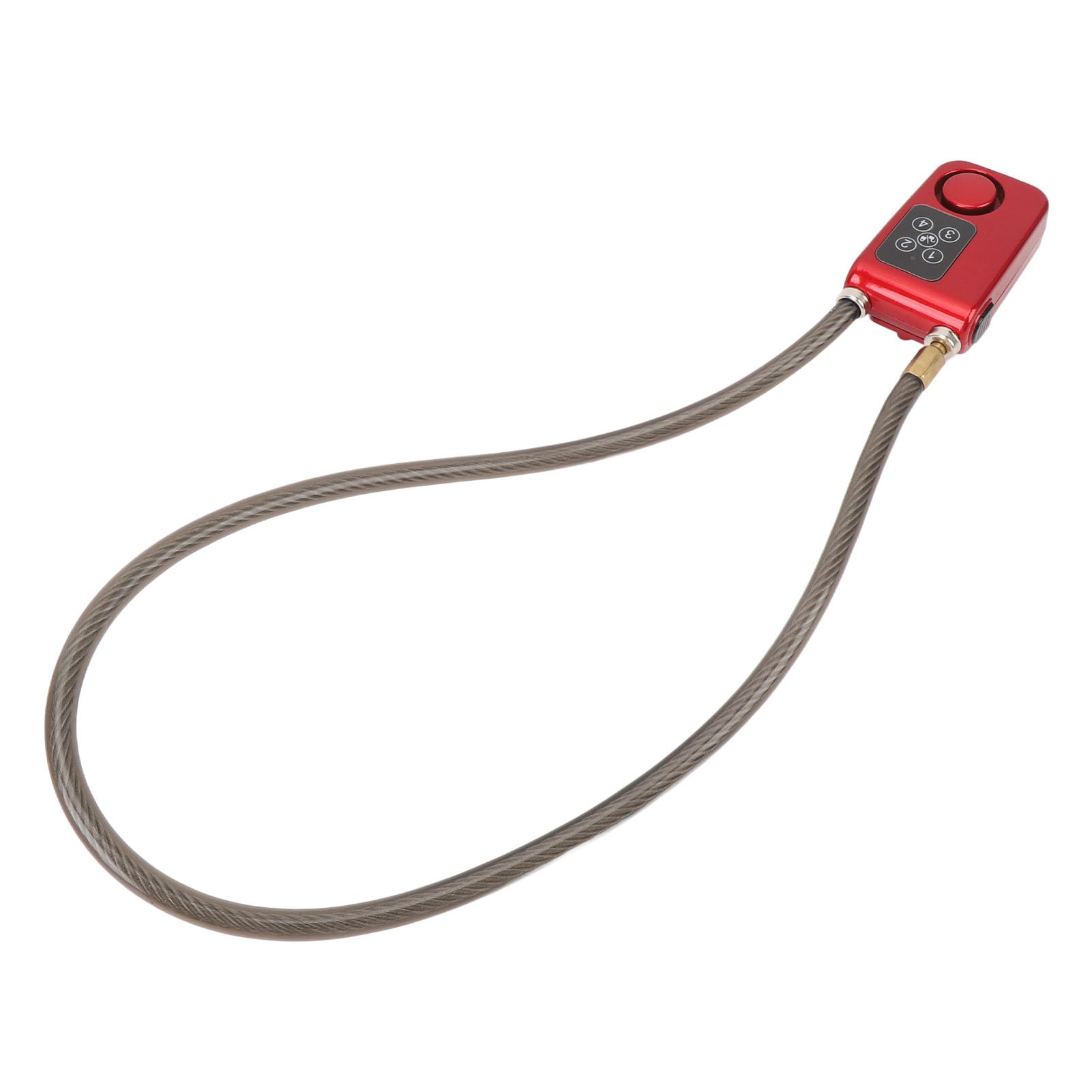 KUIDAMOS Allarme Blocco Bici con Telecomando di Sicurezza Antifurto Durevole per Negozio di Motociclette Resistente All'acqua IP44 80 Cm