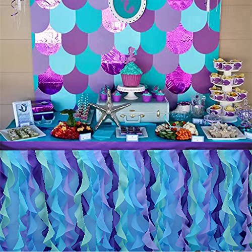 Jupe de table décorative pour habiller un buffet de maison facilement