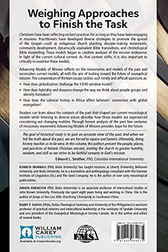 Advancing Models of Mission: Evaluating the Past and Looking to the Future: 29