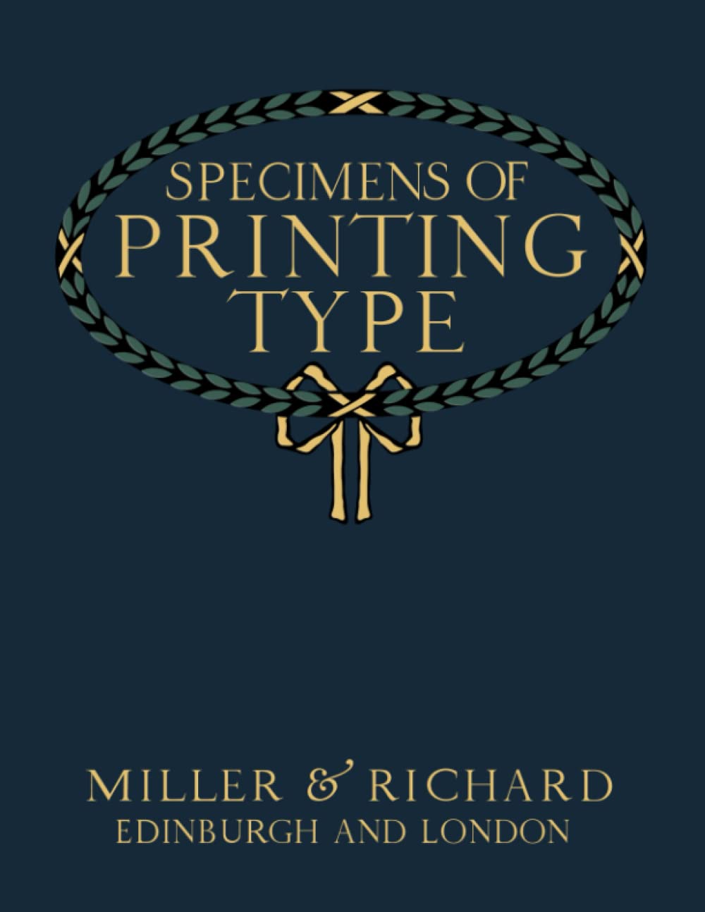 Catalogue d'imprimerie Miller & Richard avec spécimens de caractères et illustrations