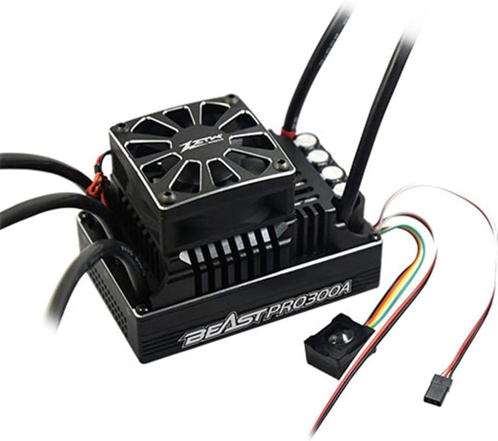 SGI ZTW Beast Pro 300A Full Waterproof ESC 6-12S Lipo W/ Double Fan for 1/5 Buggy Truck Rc Car Parts