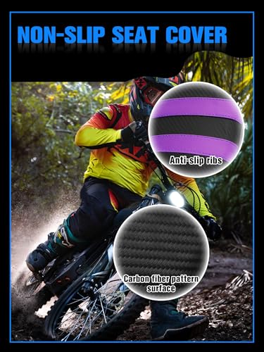 Image of Electric Dirt Bike Seat Cover for Talaria Sting MX3 /R MX4 MX5 /Pro Electric Bike Purple