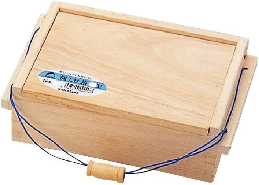 Amazon | ナカジマ 桐 エサ箱 M | ナカジマ | 釣りエサ箱