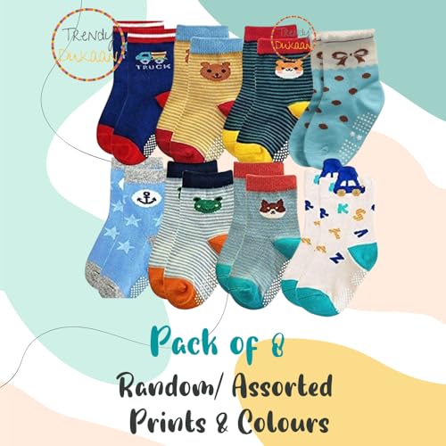 Image of Baby Boy's & Baby Girl's Cotton Blend Socks
