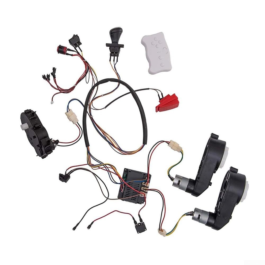 Kit de mazo de cables para coche eléctrico de 12 V con mando a distancia, receptor, motor y transmisión, juego completo para modificar vehículos infantiles
