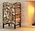 Kingson Firewood Rack Log Holder for Indoor Outdoor Fireplace Black Detachable Firewood Storage Log Storage Holder