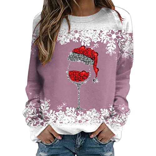 KILOXYEFRO Ugly Christmas Sweater Damen Weihnachtspullover Damen...