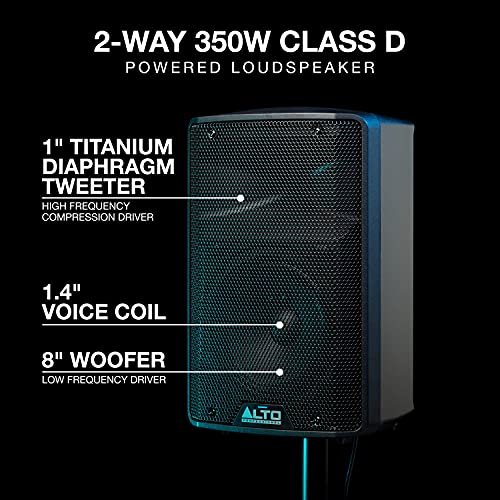 Alto Professional TX308 350W Powered Dj Speakers, Pa System thumb #1