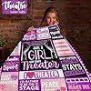 Theater Blanket for Drama Lovers, Stage Actor Gifts, Soft Fleece Throw for Performers, Birthday Gifts for Theater Fans, 60" x 50" #2