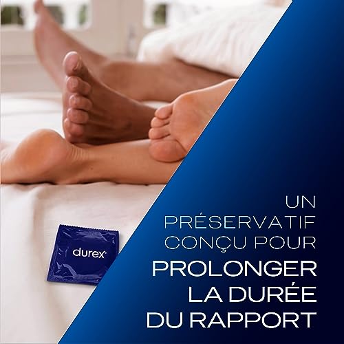 Durex Performa Kondome (Aktverlängernde Kondome, mit 5% benzocainhaltigem Gel für länger andauerndes Sexvergnügen) {1 x 10 Stück}… – Ansicht 4