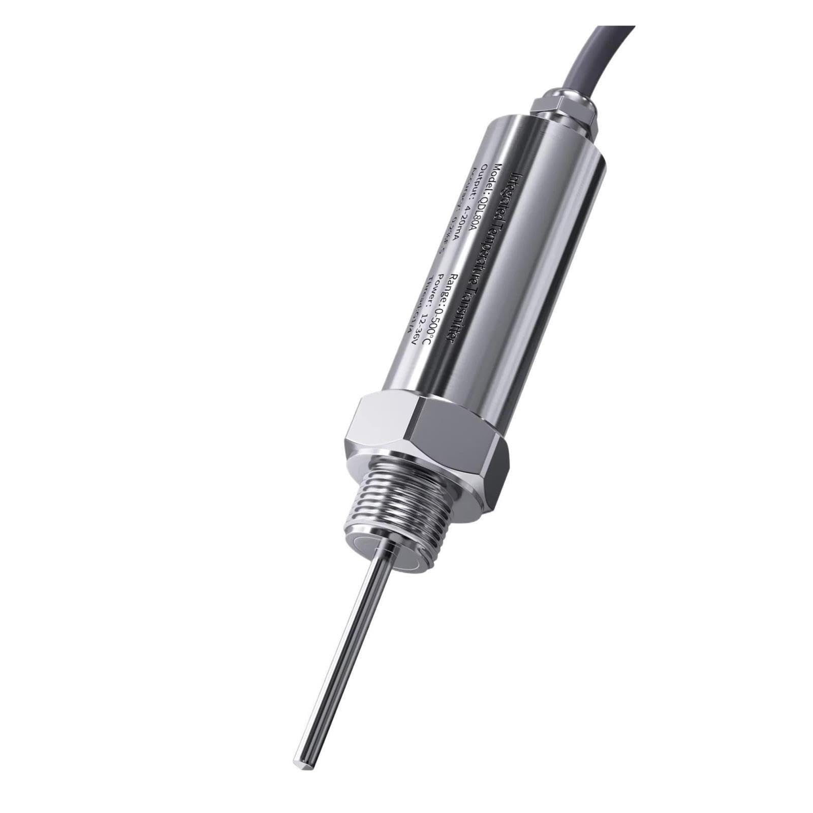 Sensor de Temperatura PT100 M20 * 1,5 PT100-50-100C/0-200C transmisor de Temperatura 4-20mA/0-5V/transmisor de Temperatura RS485(0-300C 4-20mA,50mm)