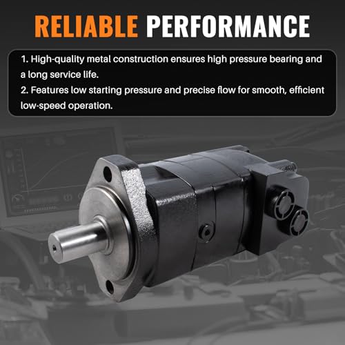 Image of 104-1005-006 Hydraulic Motor Compatible with Eaton Char-Lynn 2000 Series Replace 104-1005, 1041005006, 1041005, TF0195MS020AAAA