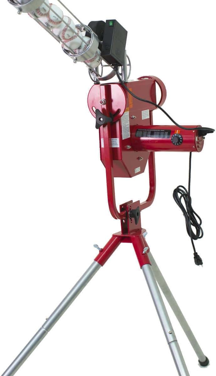 Curveball Pitching Machine with Ball Feeder by Heater Sports