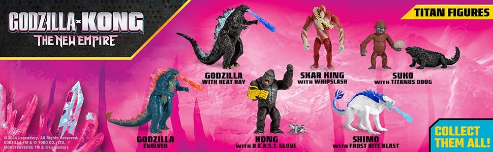 Miniatura 8 de Godzilla x Kong 6" Godzilla Evolved (con Heat Ray) por Playmates Toys