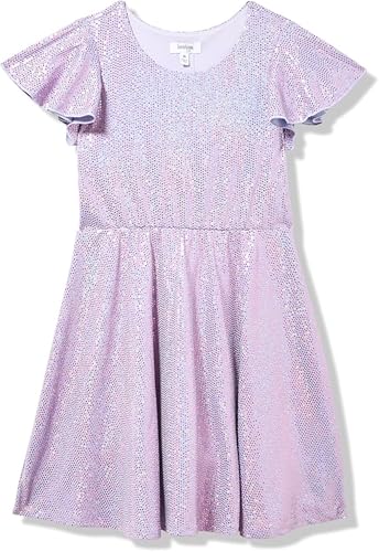 Speechless Girls' Short Sleeve Sparkly Fit and Flare Party Dress2