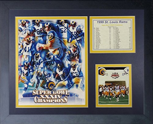 Legends Never Die "1999 St. Louis Rams Champions Framed Photo Collage, 11 x 14-Inch, (11803U)