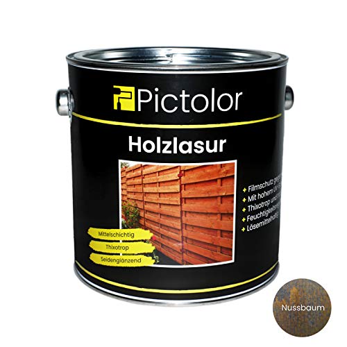 Pictolor Holzlasur 2,5 Liter Nussbaum