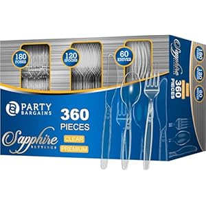 Party Bargains Disposable Cutlery s...