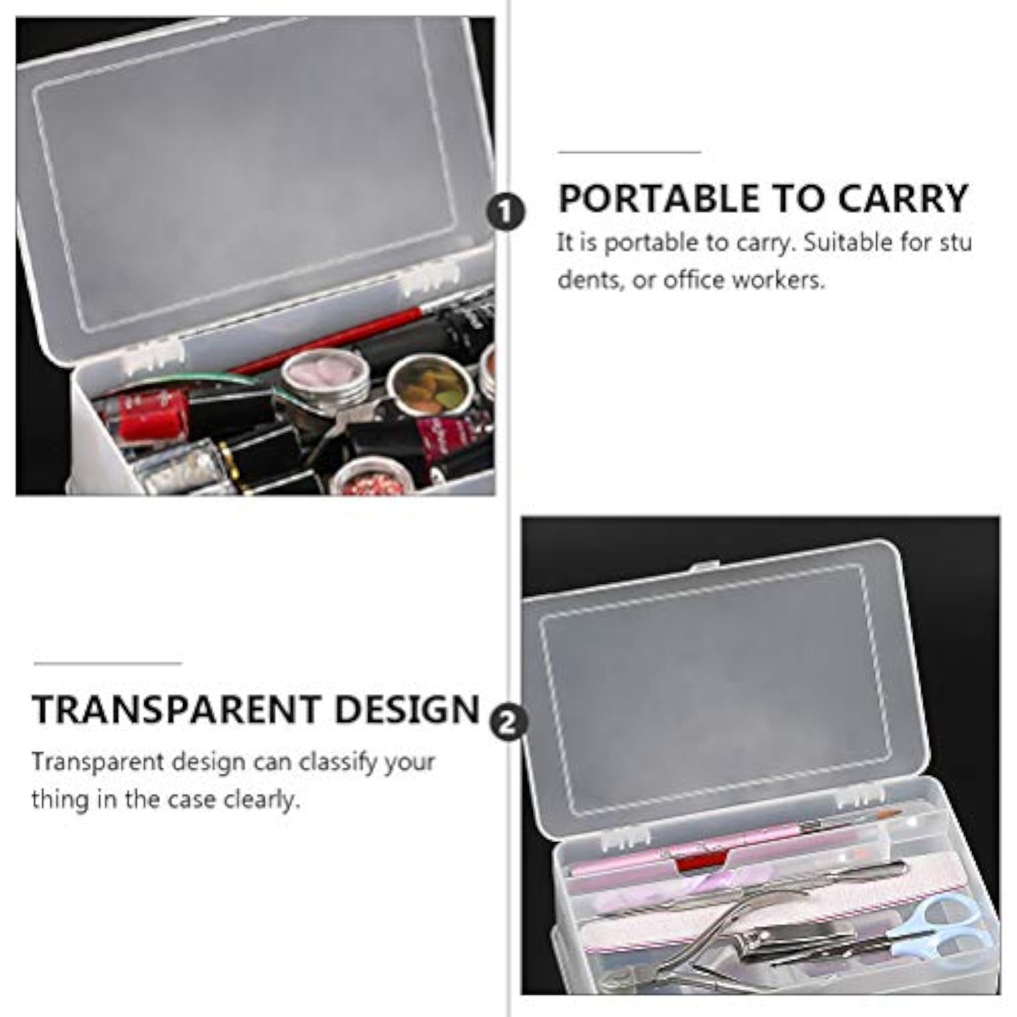 Nail Tools Holder Case Storage Box