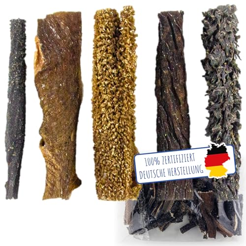MERVELA Rinderpansen für Hunde | 1.000 Gramm | Qualität aus Deutschland | 100% natürliche Kauartikel | getrockneter Kausnack ohne Zusatzstoffe
