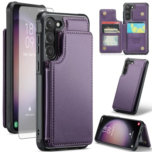 Coque Samsung S23 5G Asuwish protège-écran verre trempé SM-S911U