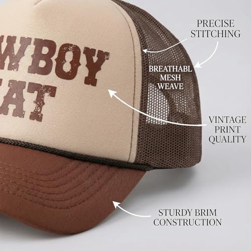 Image of Cowboy Hat Trucker Cap
