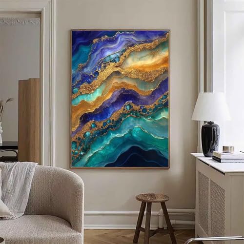 Diamond painting océan 90x120cm anti-stress pour une decoration murale unique - 2