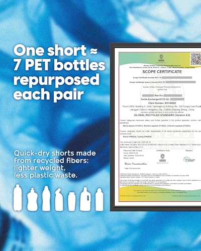 maamgic Mens Swim Trunks with Compression Liner Bathing Suit 7 inch Swim Shorts Swimwear Swimsuit Quick Dry Zipper Pockets3