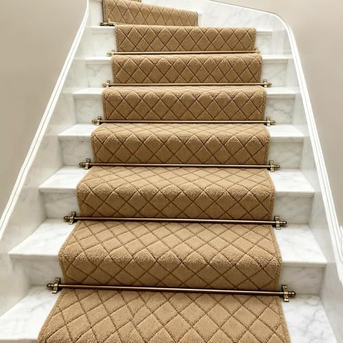 Barres de chemin d'escalier installation sûre tapis minimaliste - 4