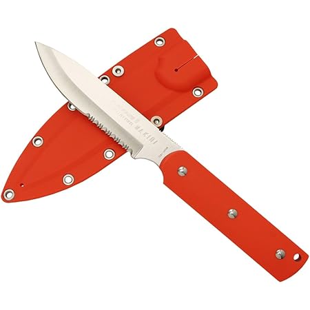 Amazon G サカイ サビナイフ 8 マキリスポーツ 朱 半波刃 ジー サカイ G Sakai スポーツ アウトドア