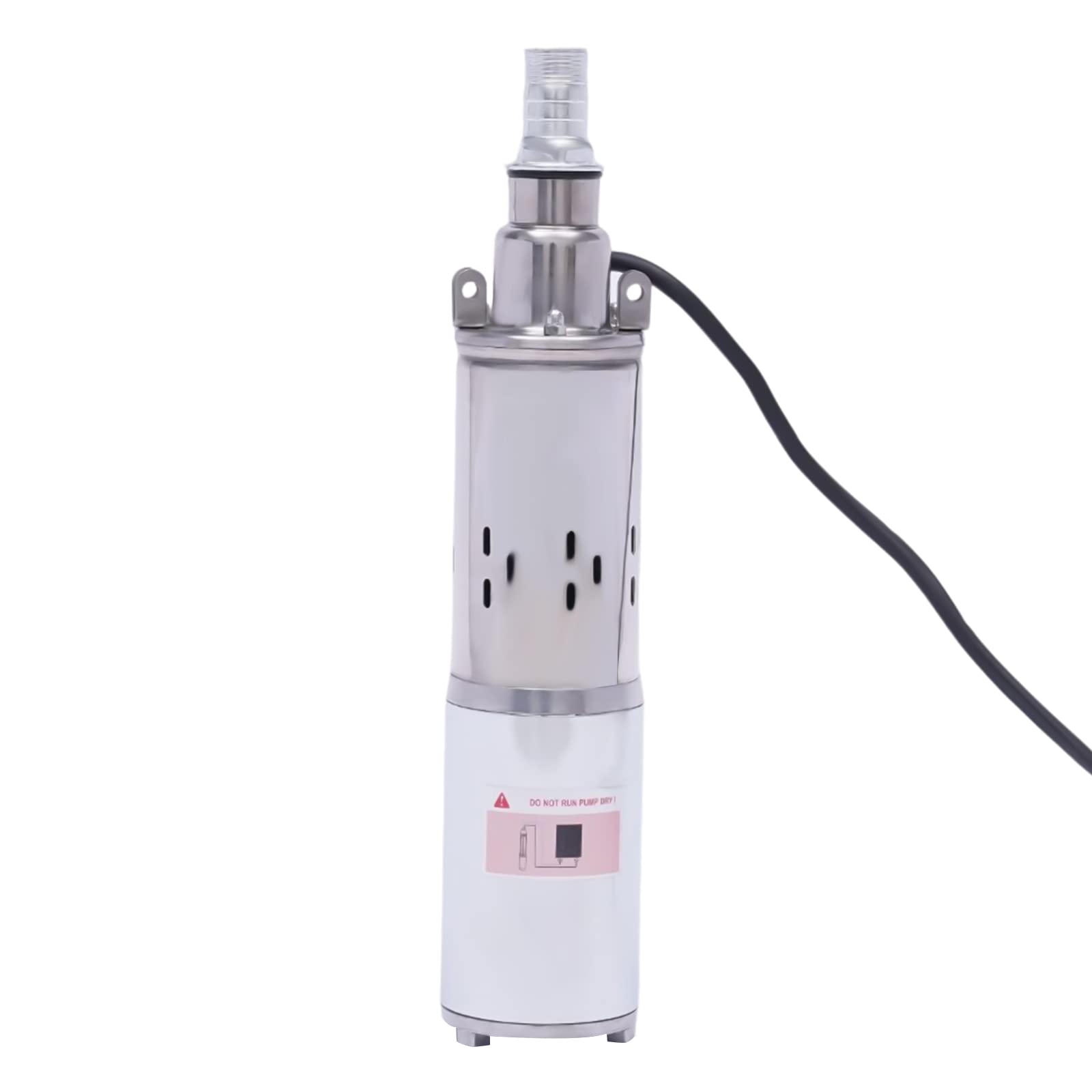 Pompa sommersa a energia solare, 12 V DC, 180 W, pompa sommersa per pozzi profondi, 20 m, 1,2 m³/h, in acciaio inox, uscita per l'agricoltura, per l'acqua domestica, irrigazione del giardino, stagni