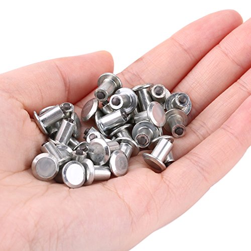 Image of Wheel Car Tires Studs,Replacement Studs for My Tires Snow Tire 9 Mm,Tire Studs for Ice and Snow,Ice Studs for Tyres,100pcs 9mm /0.35 inch Wheel Tyre Stud Screws Snow Tire Spikes for Car Auto SUV ATV