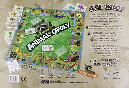 Late for the Sky Forest Animal-opoly Juego de Mesa miniatura 2
