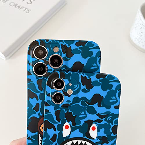 Coque iPhone 15 requin bleu Hoolcase en silicone souple - 5