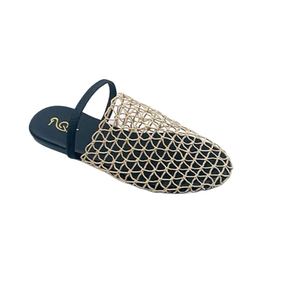 Sandalia, Sandalias Planas, Chanclas de Playa cómodas y caladas de Verano Zapatos de Ducha(37 EU)
