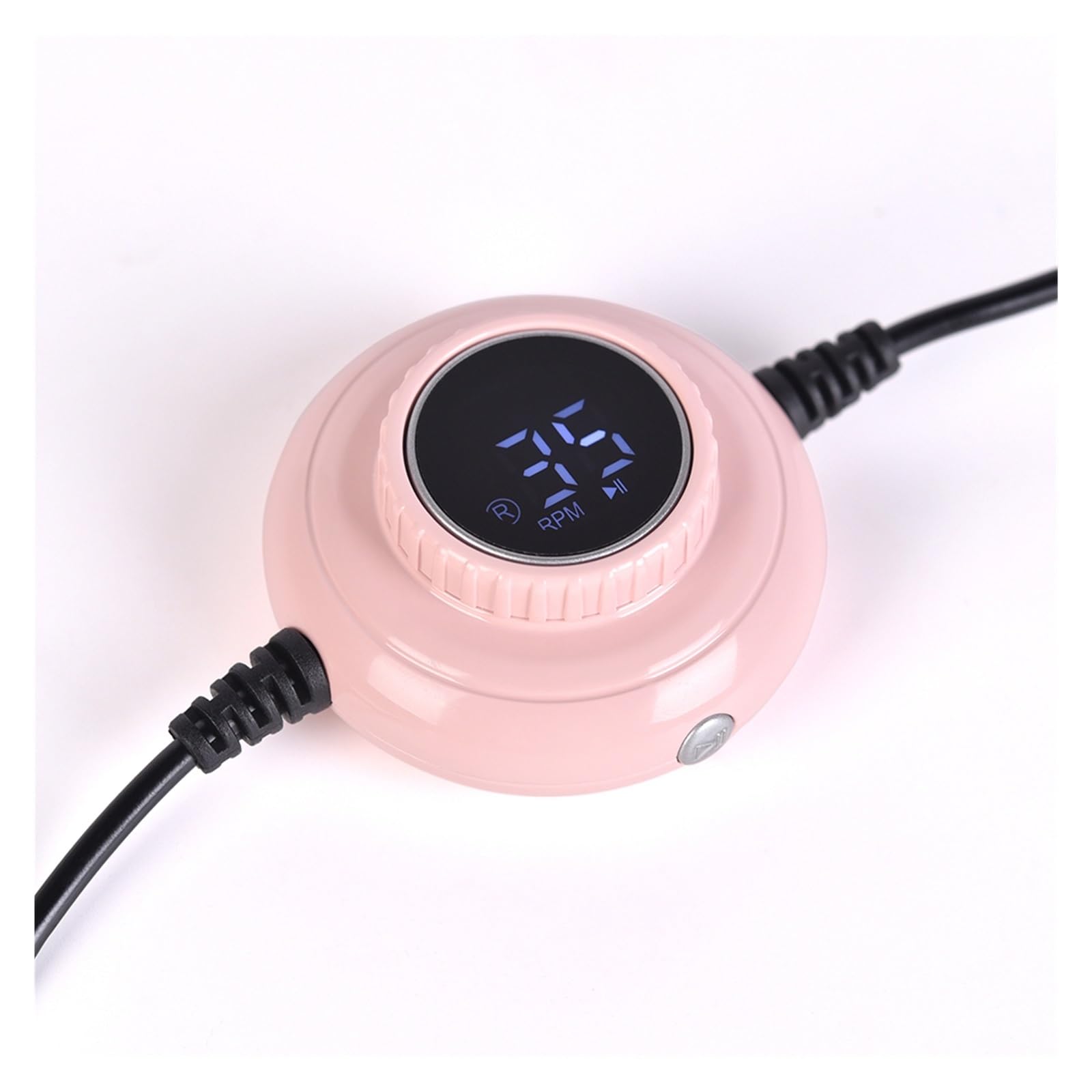 Torno para Uñas, Máquina de manicura de 35000RPM, Kit de taladro eléctrico for uñas, manicura portátil con fresa de pantalla LCD, pluma pulidora de Gel for uñas