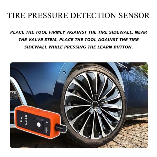 Beypovk TPMS Relearn Tool for GM Tire Sensor, EL-50448 TPMS System Programming Training Tool, Automotive Tire Pressure Monitor System Sensor Activation Reset Tool OEC-T5 (Orange) - Thumbnail 4