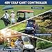 48V Golf Cart Controller, 1206HB-5201 Golf Cart Speed Controller for 2010-UP EZGO TXT, Express S4/L4, Terrain 250, ST Sport II, 250A Controllers Compatible with Curtis, ITS Throttle Type, 612632