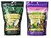 Lafebers Nutri-Berries Parrot Food 2 Flavor Variety Sampler Bundle: (1) Papaya/Pineapple/Mango, and (1) Cranberries/Apricots/Dates, 10 Oz. Ea. (2 Bags)