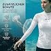 iQ-UV Sportshirt Damen Langarm Slim Fit Weiß S – UV Shirt für Damen für Wasser & Sport – Rash Guard mit UV-Schutz – Langarm Sportshirt – Ideal zum Schnorcheln und Schwimmen