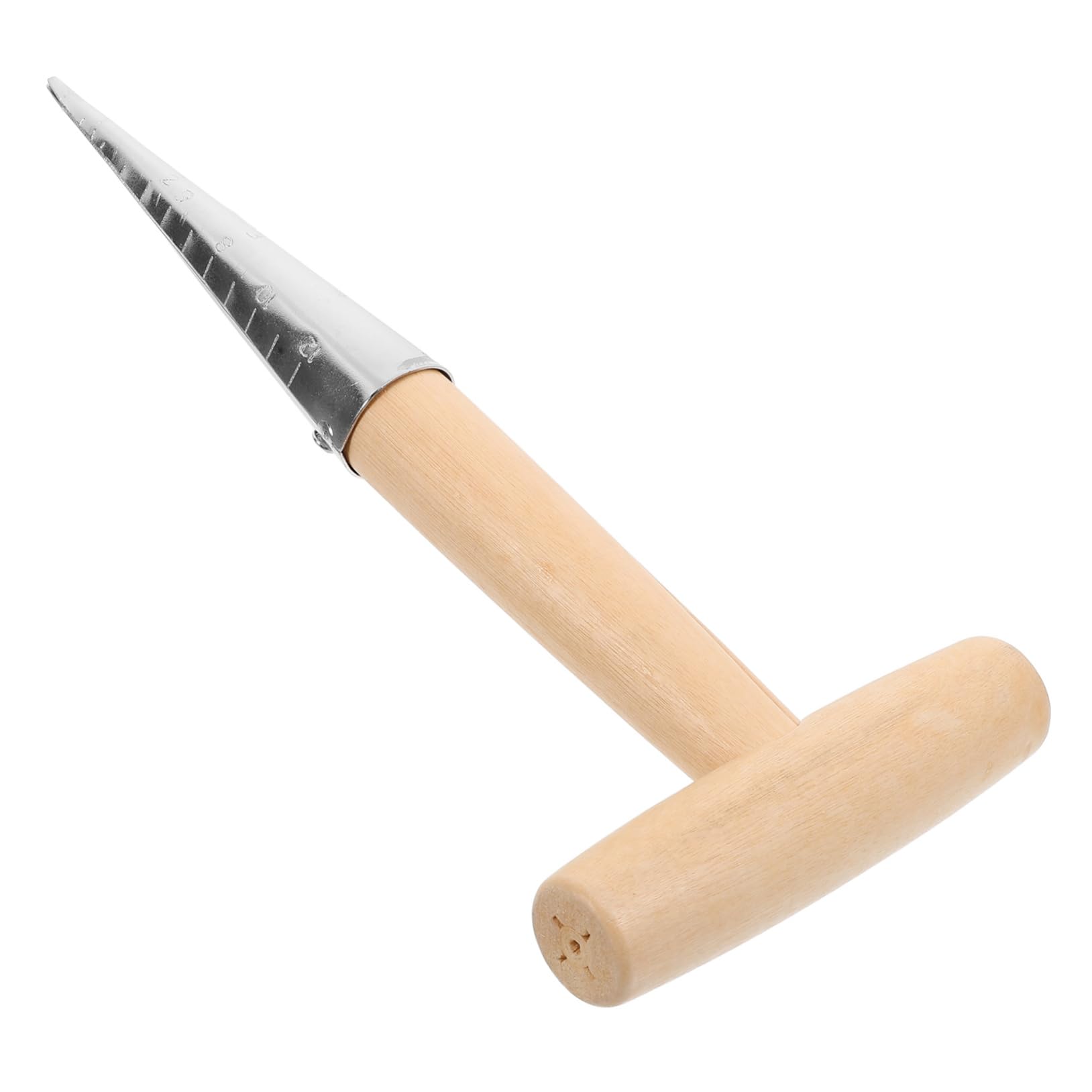 ibasenice 4 Pezzi Attrezzo da Giardinaggio per Trapianto Piante con Ergonomico Strumento per Scavare Bucature per Vasi e Utensile per Fertilizzare Piante