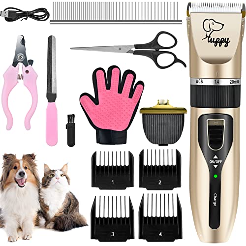 Image of Electric Clipper for Dogs and Cats with Adjustable Comb, Low Noise