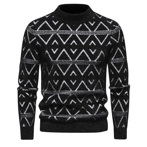 Mens Casual Slim Fit Sweaters Crewneck Soft Lightweight Long Sleeve Fashion Pullover Top